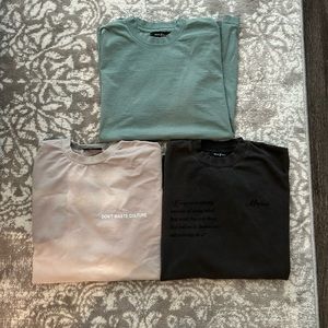 NWOT 2 Mechalico and 1 Dont Waste Culture T Shirt Bundle